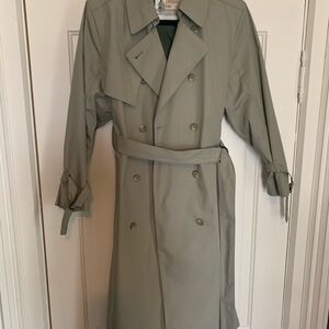 London Fog Olive Trench Coat